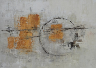 Orange III, abstrakte Malerei Orange III, abstrakte Malerei