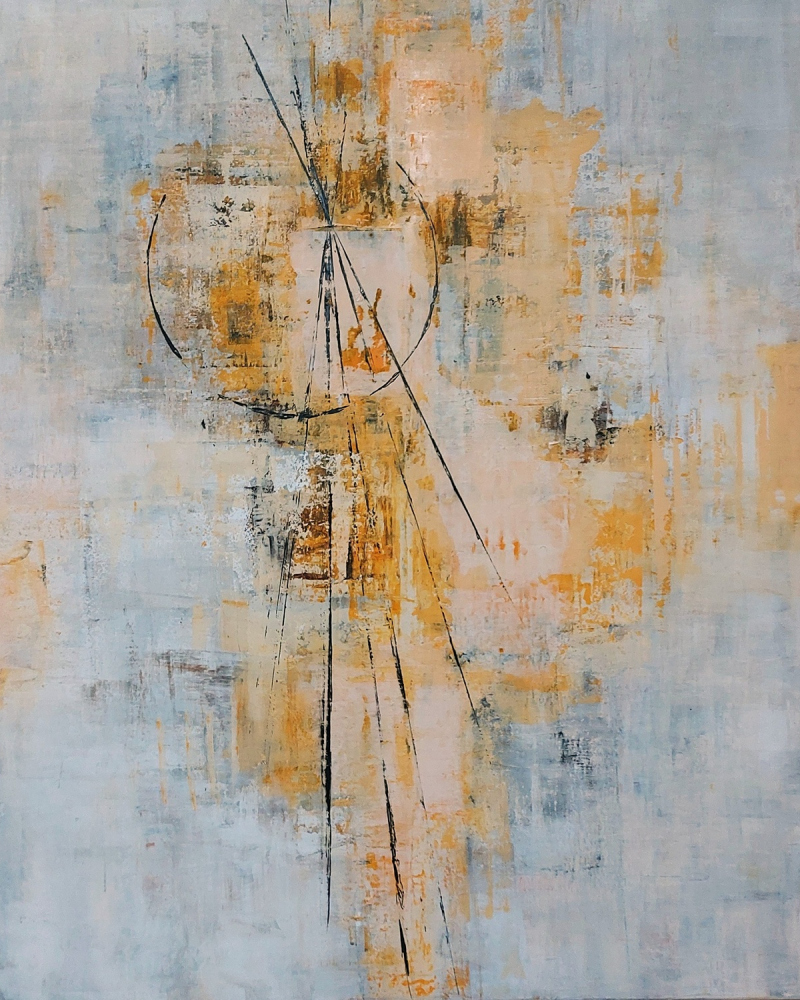 Circle, abstrakte Malerei