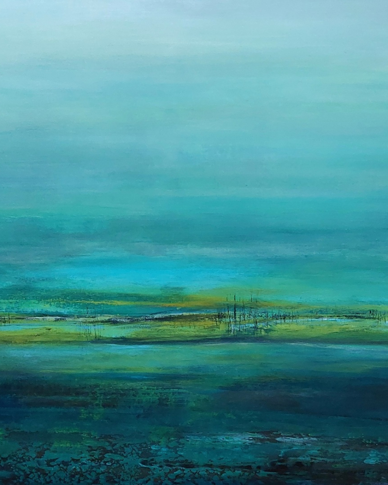 Deep Ocean, abstrakte Malerei