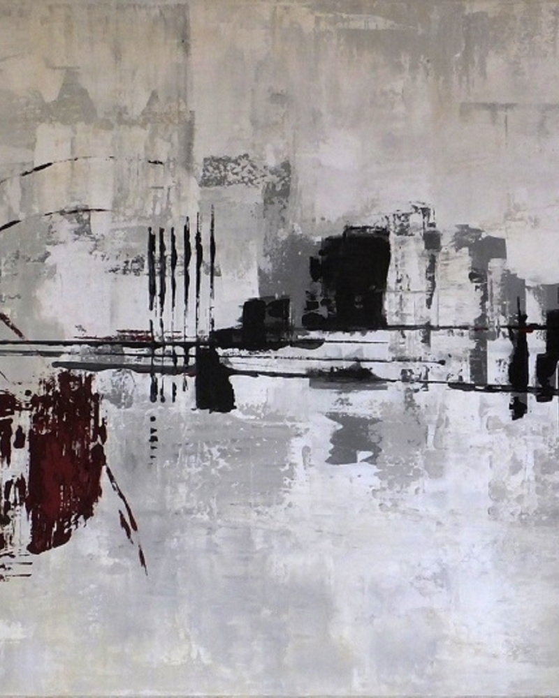 Farbenfelder II, abstrakte Malerei