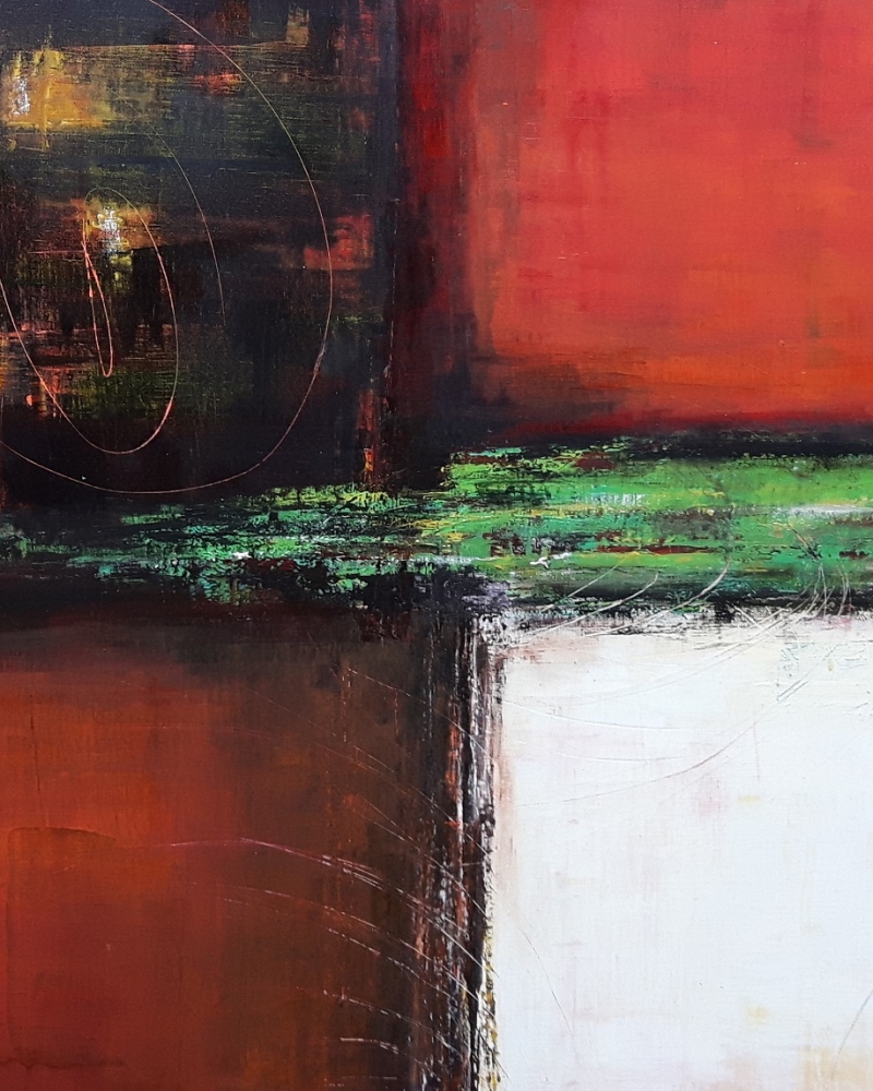 Jahreszeiten, abstrakte Malerei