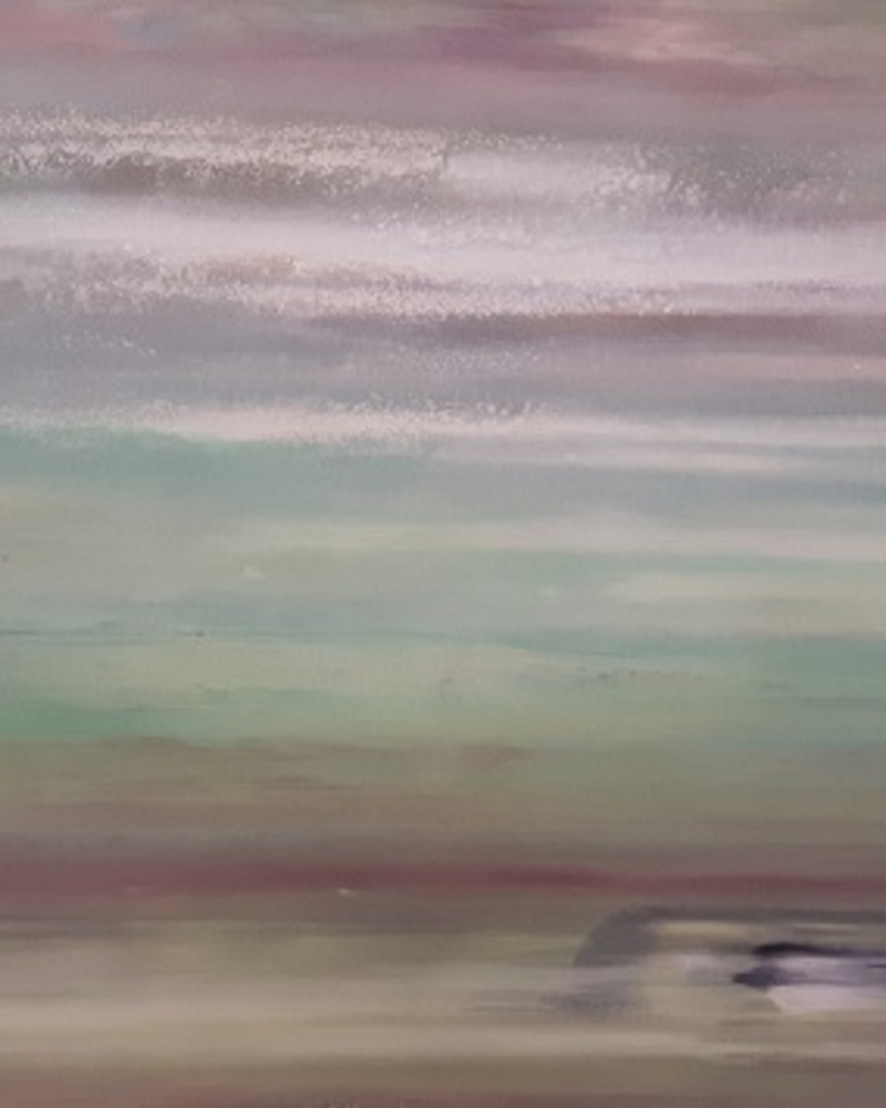 Morgen, abstrakte Malerei