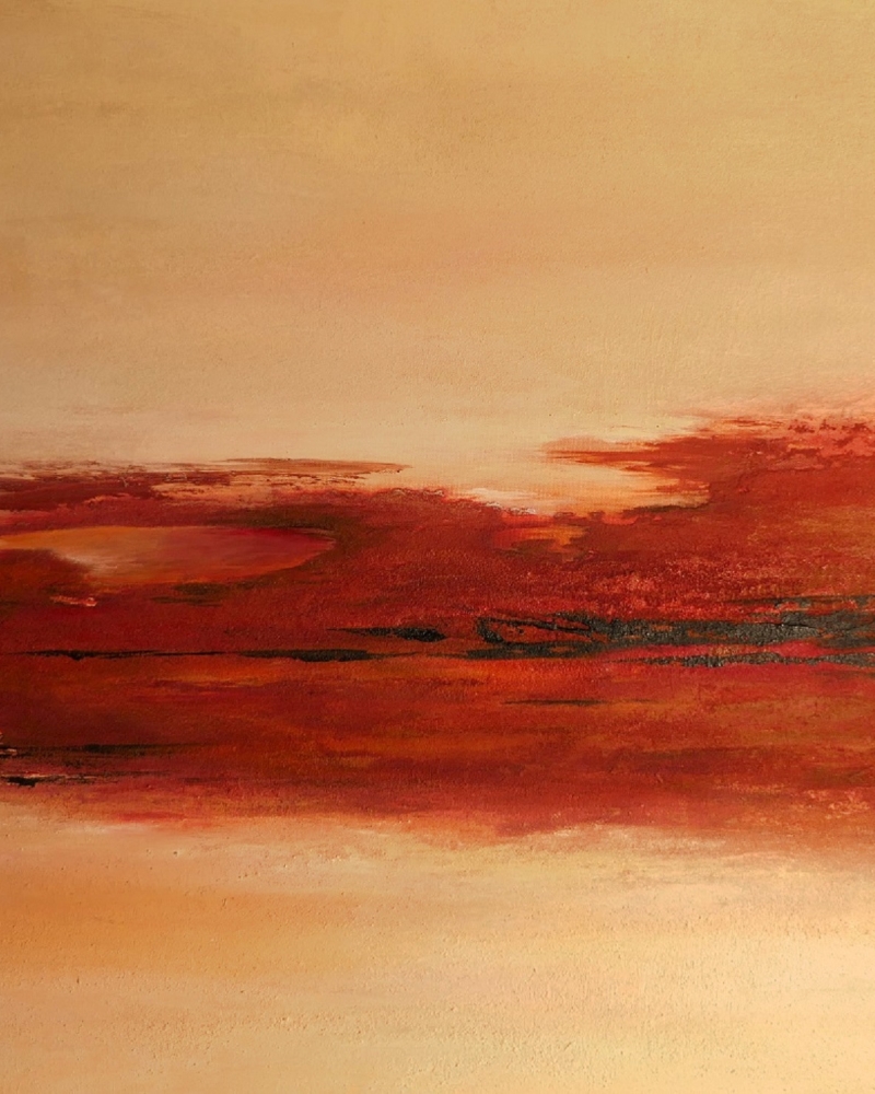 Namibia II, abstrakte Malerei