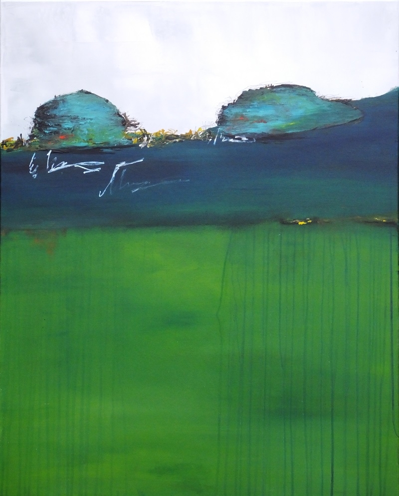 Rocks, abstrakte Malerei