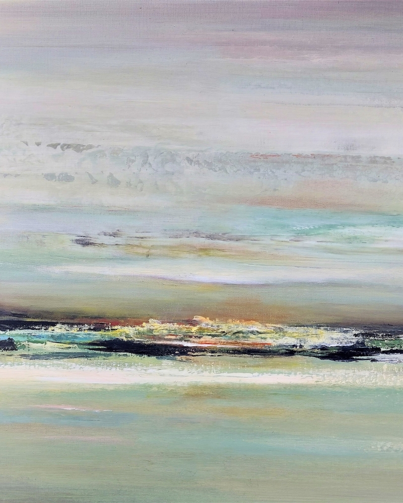 Sunrise, abstrakte Malerei