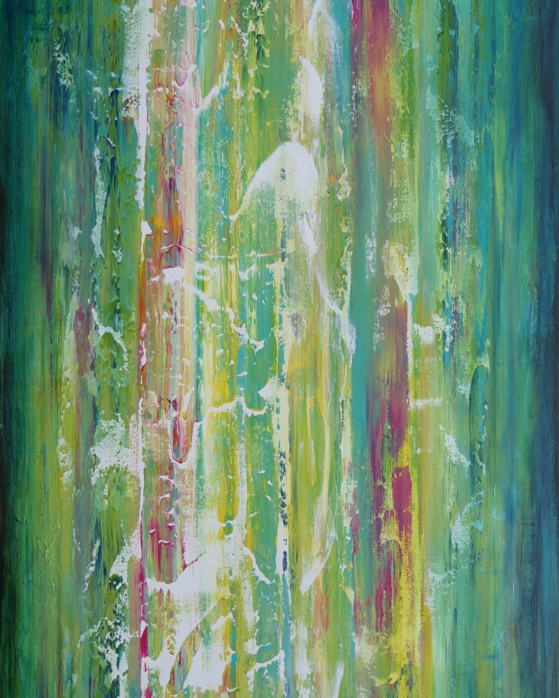 Wasser, abstrakte Malerei