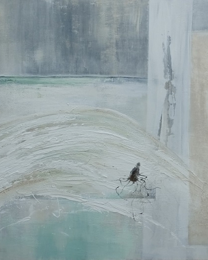 Welle, abstrakte Malerei