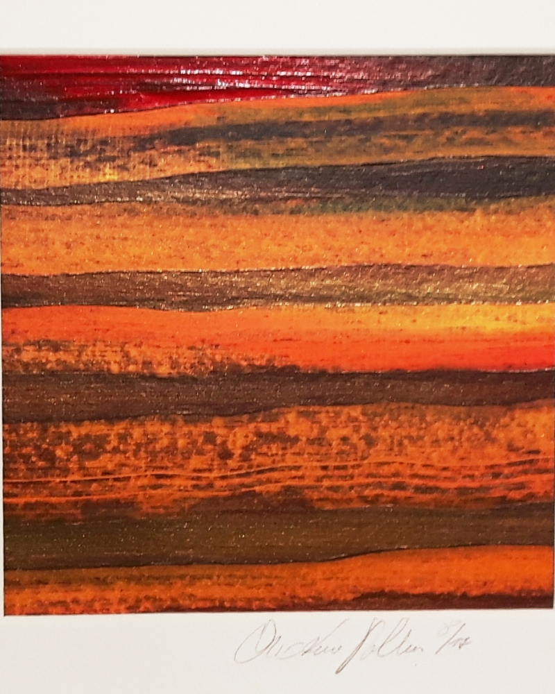 Afrika Trilogie 1, abstrakte Malerei