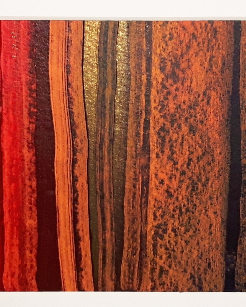 Afrika Trilogie 2, abstrakte Malerei