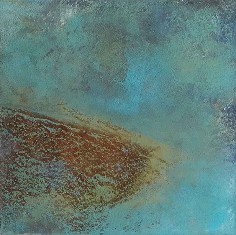 Rost, abstrakte Malerei